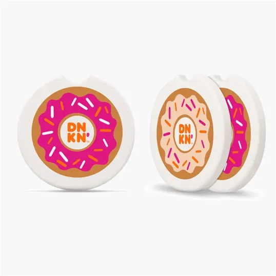Absorbing Ceramic Stone Car Coaster Set, Round — view 6