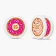Absorbing Ceramic Stone Car Coaster Set, Round — view 6