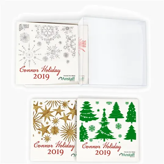 Square Absorbing Stone Coaster Set, 4-Piece — view 5