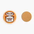 Round Absorbing Stone Coaster