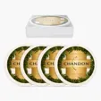 Round Absorbing Stone Coaster Set, 4-Piece — view 6