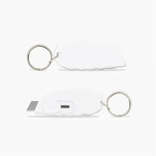 Safety Cutter Key Tag with Retractable Blade — view 3