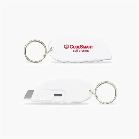 Safety Cutter Key Tag with Retractable Blade — view 2