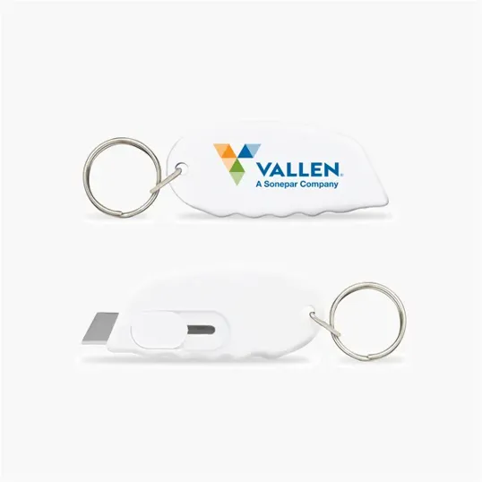 Safety Cutter Key Tag with Retractable Blade