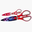 Left/Right Scissors with Serrated Blades — view 10