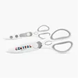 Left/Right Scissors with Serrated Blades