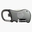 Multi-Tool Carabiner with Knife, LED Light, and Bottle Opener — view 3