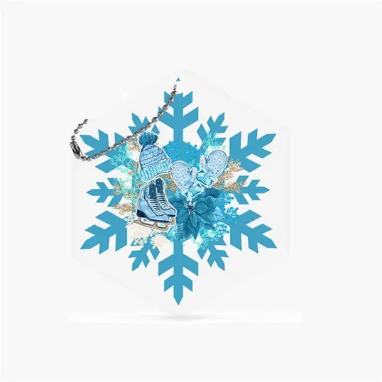 Acrylic Ornament with Bead Chain — view 5