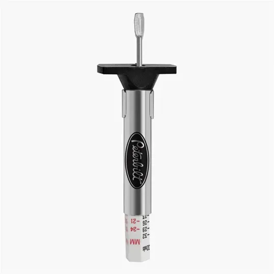 Stainless Steel Tire Depth Gauge with ABS Barrel Body — view 2