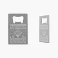 Credit Card Bottle Opener, Stainless Steel — view 3