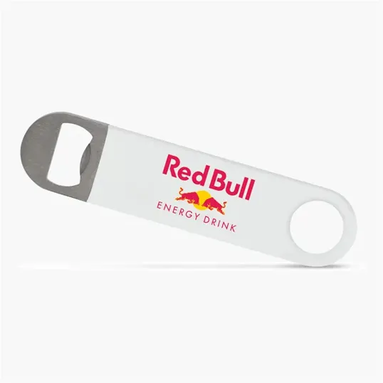 7" Stainless Steel Flat Bottle Opener — view 3