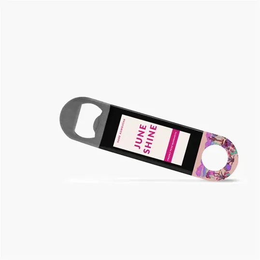 5" Stainless Steel Flat Pocket Bottle Opener — view 2