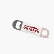 5" Stainless Steel Flat Pocket Bottle Opener — view 3