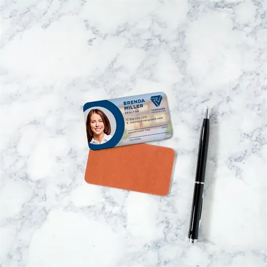 Write On Emery Board, Rectangle Nail File with Printable Back — view 2