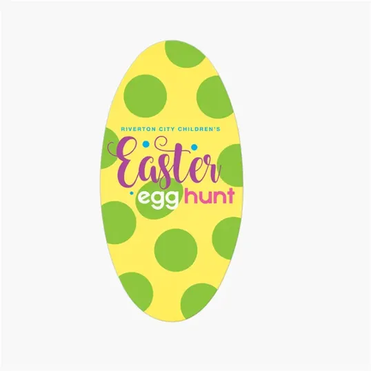 Easter Egg Shaped Emery Board — view 5