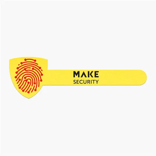 Shield Emery Board, Flat Wood Veneer Nail File — view 4