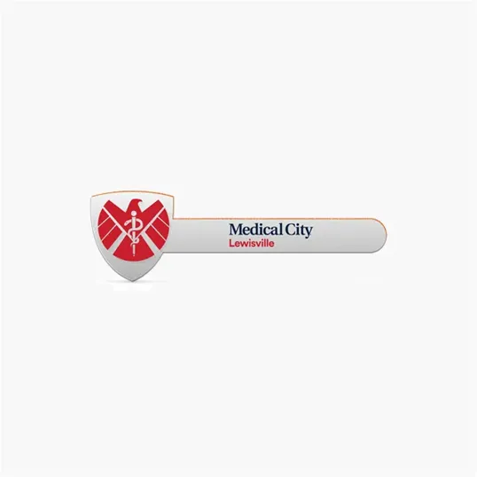 Shield Emery Board, Flat Wood Veneer Nail File
