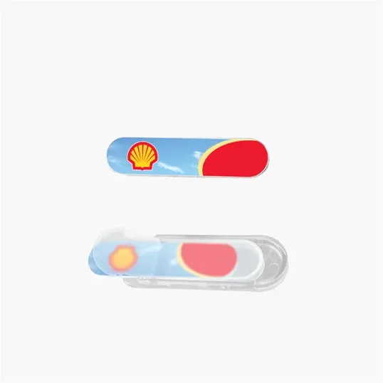 Mini Salon Board Nail File with Frosted Carrying Case — view 2
