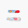 Mini Salon Board Nail File with Frosted Carrying Case — view 2
