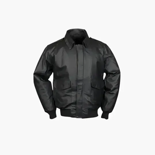 Napa Leather Bomber Jacket — view 5