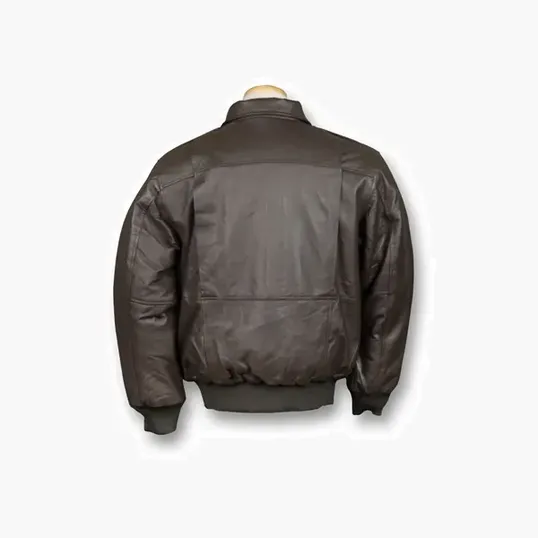 Napa Leather Bomber Jacket — view 10