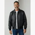 Napa Leather Bomber Jacket — view 2
