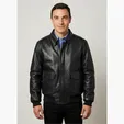 Napa Leather Bomber Jacket — view 4