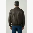 Napa Leather Bomber Jacket — view 8