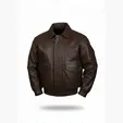 Burk's Bay Buffed Leather Bomber Jacket — view 7