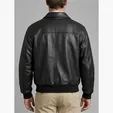 A-1 Cowhide Bomber Jacket by Burk's Bay — view 4