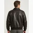 A-1 Cowhide Bomber Jacket by Burk's Bay — view 10