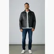 Men's Lamb Trucker Leather Jacket