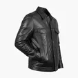 Men's Lamb Trucker Leather Jacket — view 8
