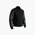 Wool & Leather Varsity Jacket by Burk's Bay — view 7