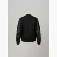 Ladies' Wool & Leather Varsity Jacket by Burk's Bay — view 7