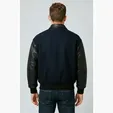 Wool & Premium Lamb Varsity Jacket by Burk's Bay — view 5