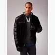 Wool & Leather Driving Jacket by Burk's Bay — view 2