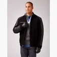 Wool & Leather Driving Jacket by Burk's Bay — view 3