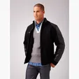 Wool & Leather Driving Jacket by Burk's Bay — view 4