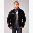Wool & Leather Driving Jacket by Burk's Bay — view 5