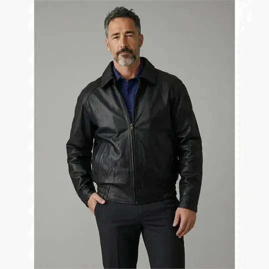 Men's Napa Classic Leather Jacket — view 2