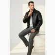 Men's Napa Classic Leather Jacket — view 3