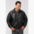 Lamb Classic Lambskin Leather Jacket by Burk's Bay — view 4