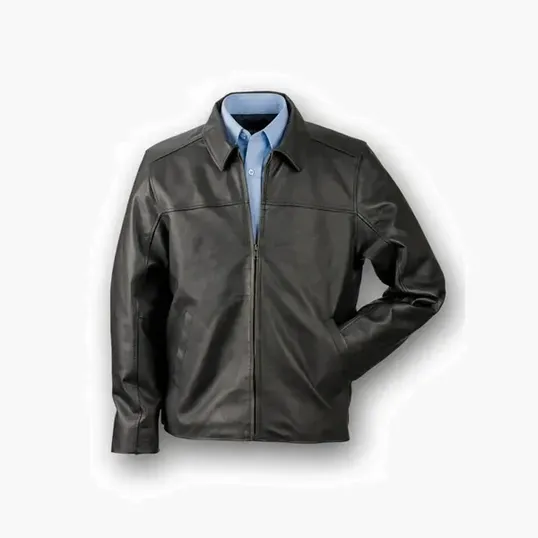 Napa Driving Jacket in Top-Grain Nappa Leather — view 8