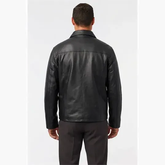 Napa Driving Jacket in Top-Grain Nappa Leather — view 7