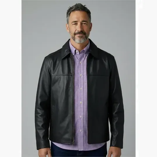 Napa Driving Jacket in Top-Grain Nappa Leather — view 4