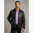 Napa Driving Jacket in Top-Grain Nappa Leather — view 2