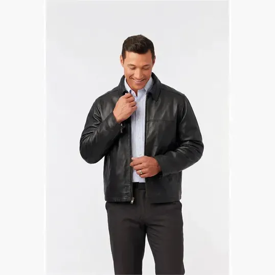 Lamb Driving Jacket by Burk's Bay — view 4