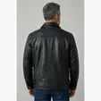 Classic Italian Driving Jacket in Cowhide Leather — view 7