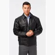 Classic Italian Driving Jacket in Cowhide Leather